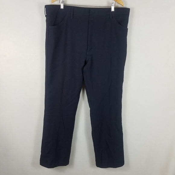 Wrangler Other - Wrangler Blue Polyester 82NV Dress Pants Mens Size